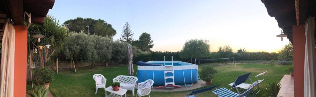 La Stanza Delle Muse In Villa Con Piscina Fontane Bianche Zewnętrze zdjęcie