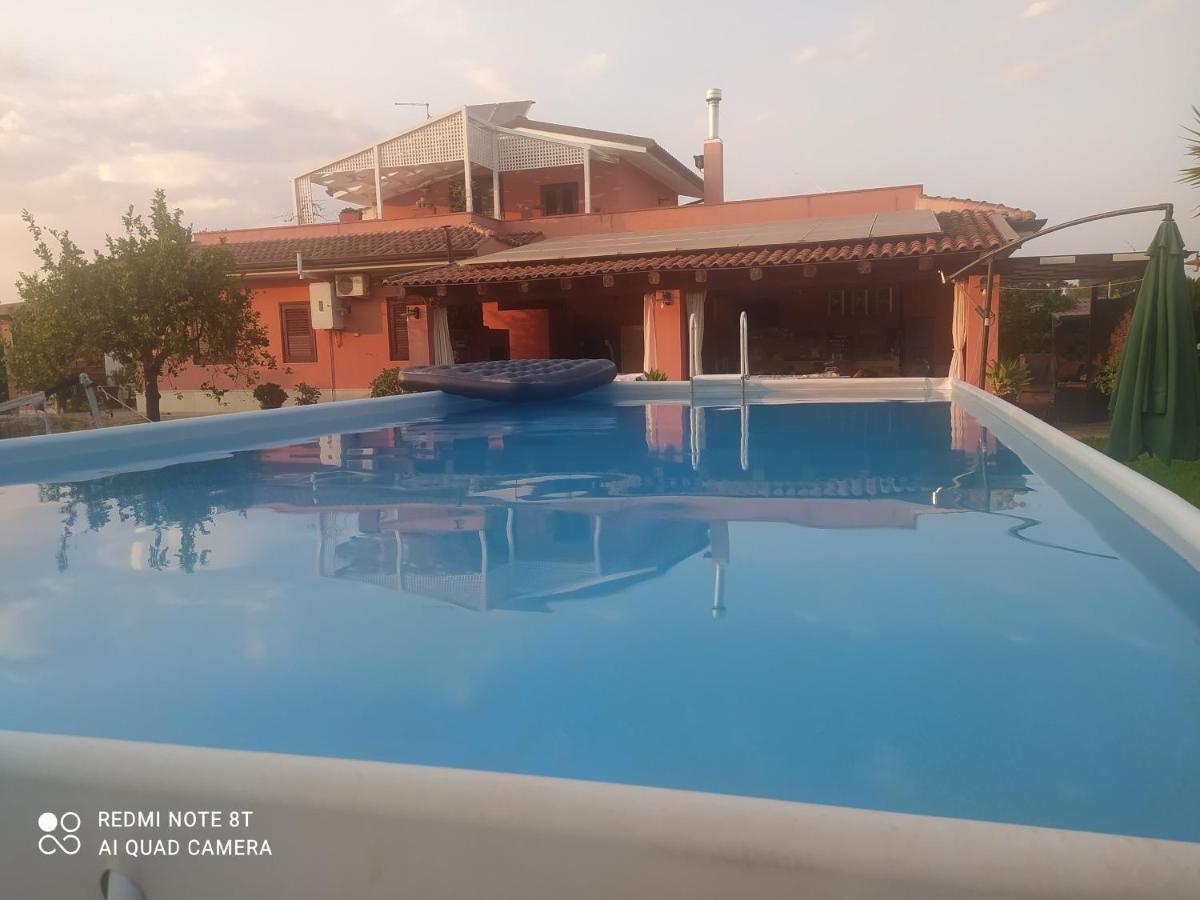 La Stanza Delle Muse In Villa Con Piscina Fontane Bianche Zewnętrze zdjęcie